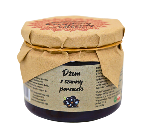 Dżem z czarnej porzeczki 300 g – Specjały od Kukuczki