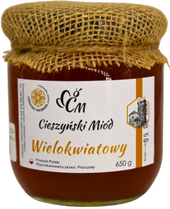 Miód Wielokwiatowy 650g  